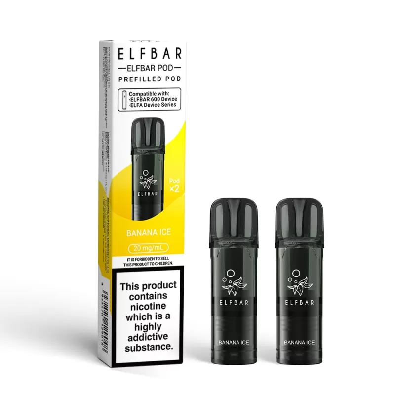 Box of 10 – 20mg (2%) Elf Bar 600 Refill Pack - Vape Co - Image 2