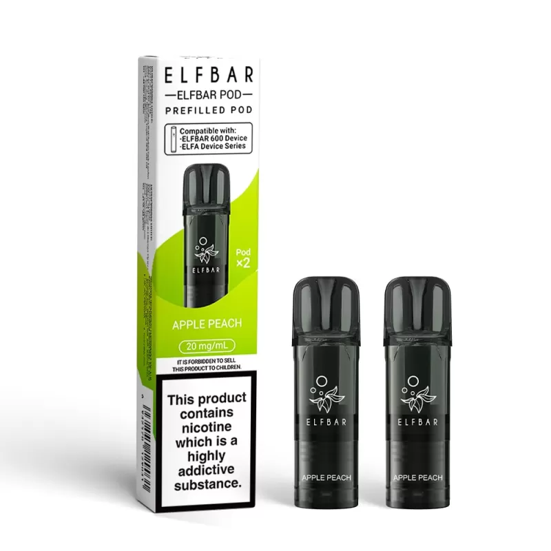 Box of 10 – 20mg (2%) Elf Bar 600 Refill Pack - Vape Co - Image 3