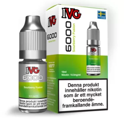 IVG Salt 6000 – Sourberry Fusion 14,5mg 10ml - E Ciggbutiken Se