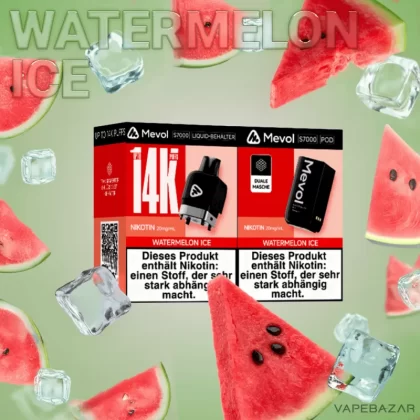 Mevol S7000 Pod – Watermelon Ice - 20mg/ml