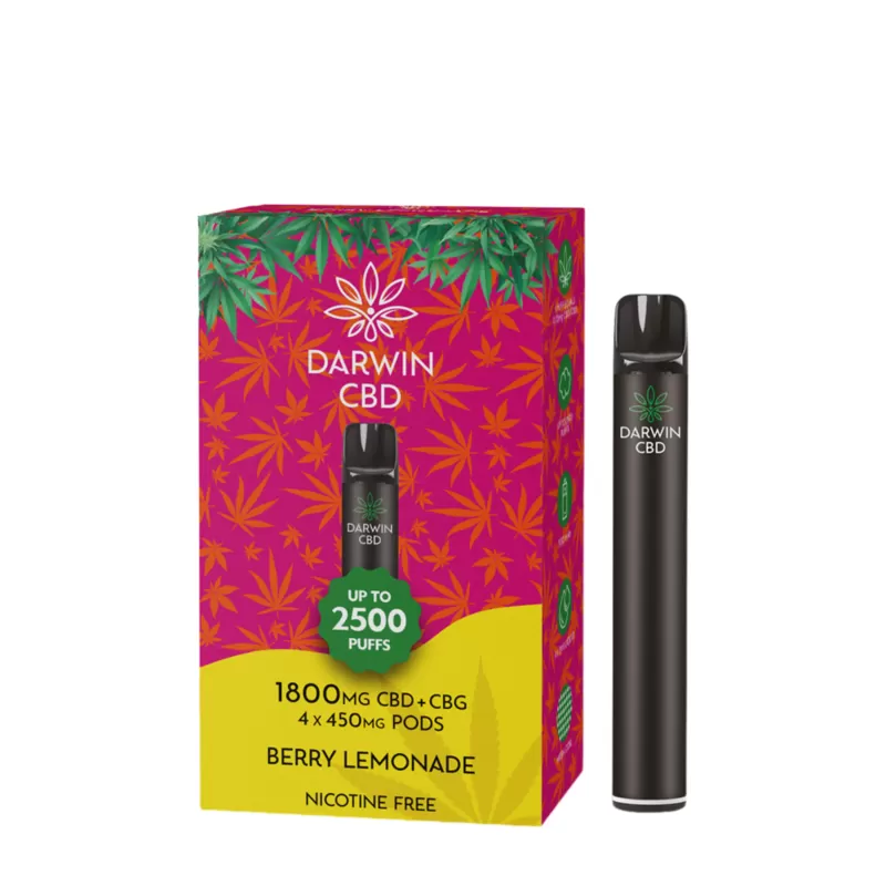 Darwin The Big One 1800mg CBD 2500 Puffs - Vape Co - Image 2