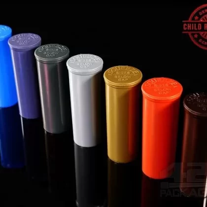 Squeezetops® PST60 Metallic Mix Child Resistant Containers 275/Box - Ejuicewarehouse