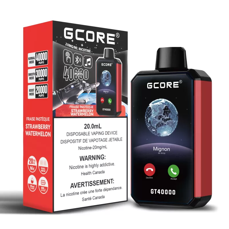 GCore GT 40K - Blue Razz, Double Mint; Vape Product
