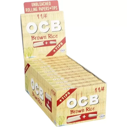 OCB Papers – Brown Rice-1 1/4 w/ Tips