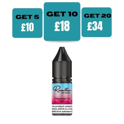 Ramillion 10ml E-liquid Nic Salt - 20 MG / Hazelnut Tobacco