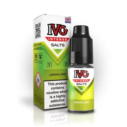 IVG Intense Nic Salt E Liquid Lemon Lime - Nicotine strength#20mg>10mg (0F4795)