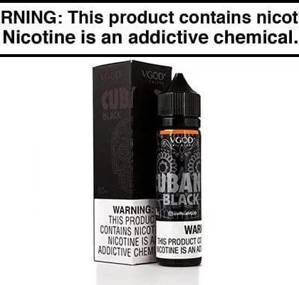 CUBANO BLACK BY VGOD 60ML - Vapejuice
