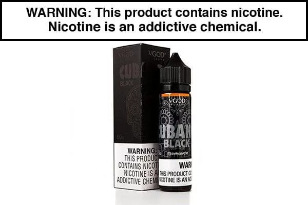 CUBANO BLACK BY VGOD 60ML - Vapejuice