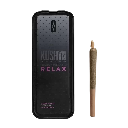 Kushy Dreams 5 Pack CBD Pre-Rolls – Relax Effect - please select#1 Five Pack>3 Five Packs (Best Value!)
