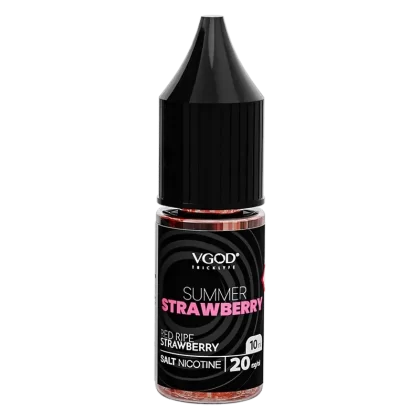 Vgod Summer Strawberry Nic Salt Vape Juice 10ml