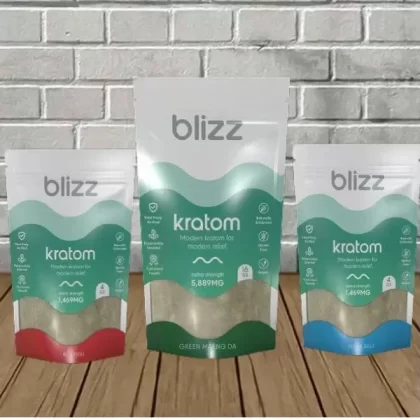 Blizz Kratom Extra Strength Premium Powder Bags