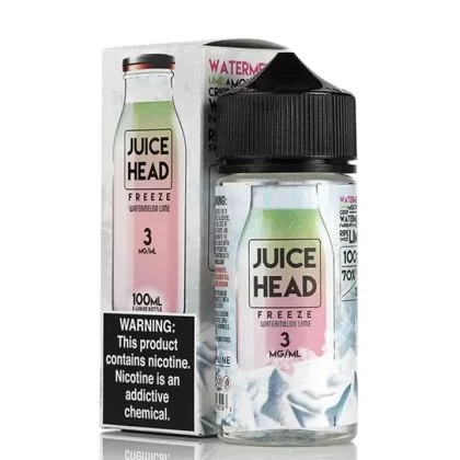 Juice Head Freeze – Watermelon Lime 100ml - Strength#0mg>3mg>6mg
