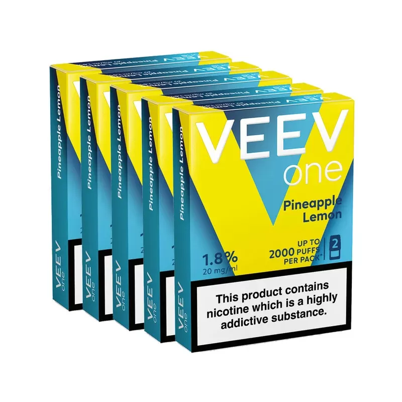 VEEV ONE Pineapple Lemon Pod Bundle (5 Packs) - Ecigpremium