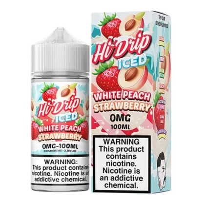 White Peach Strawberry Ice | Hi-Drip | 100ml