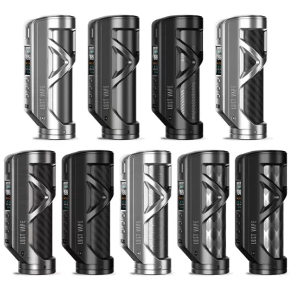 Lost Vape Cyborg Quest Mod 100W - Stainless Steel Carbon Fiber