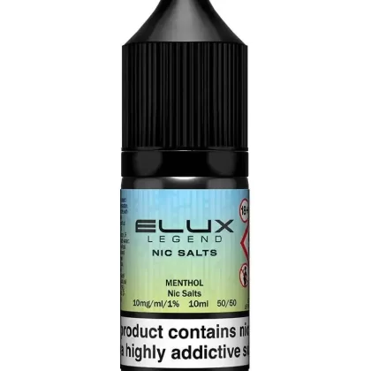 Elux Legend Menthol Nic Salt Vape Juice - 10mg