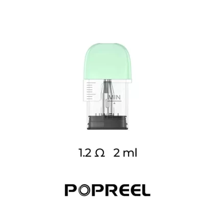 Uwell Popreel P1 Pod 4pcs - Type#Milk White>Apricot Beige>Apple Green>Macaron Blue