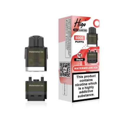 Higo BB Pulse 6000 Prefilled Pod Watermelon Ice - 20mg
