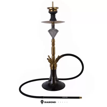 Diamond Hookah Lil Citrin 2.0 GLD BLK - Edelstahl / Diamond Hookah