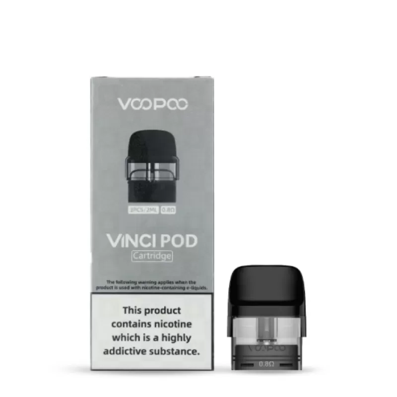 Voopoo Vinci Mesh Replacement Pods 0.8Ohms/1.2Ohms - Vape Co