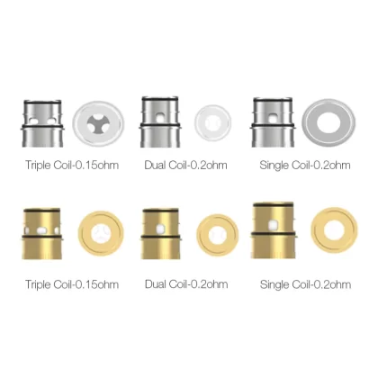 Vapefly Kriemhild Replacement Coil 3pcs-pack - Ni80 0.15ohm Triple Coil