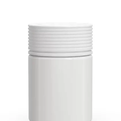 CHUBBY GORILLA | Child Resistant White Plastic Spiral Jar w/ White Cap | 55mm – 4oz – 400 Count
