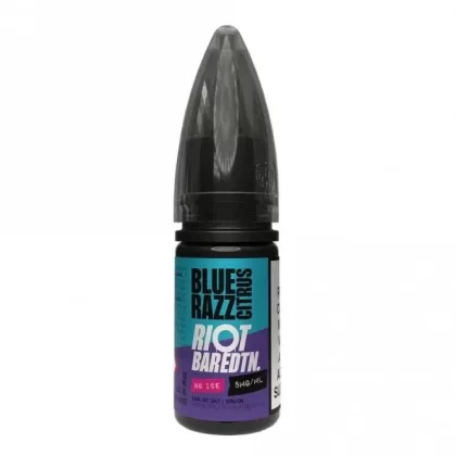 Riot Squad Bar Edition Blue Razz Citrus Nic Salt E Liquid – Bar Edition No Ice (10ml)