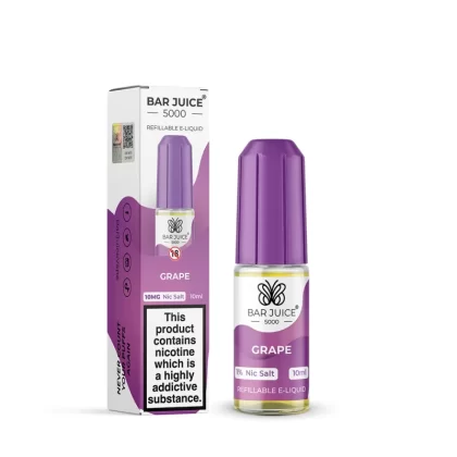 Grape Bar Juice 5000 Nic Salts e Liquid 10ml – TPD - Vapestorm Co