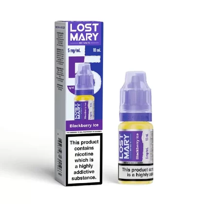Lost Mary Nic Salt E-Liquid Blackberry Ice 10ml - Nicotine Strength#20mg>10mg>5mg