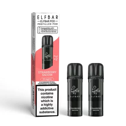 Elf Bar 600 Prefilled Pod Strawberry Snoow - 20mg