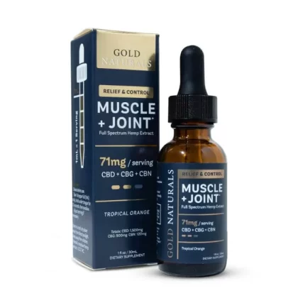 Gold Naturals Muscle and Joint Tincture