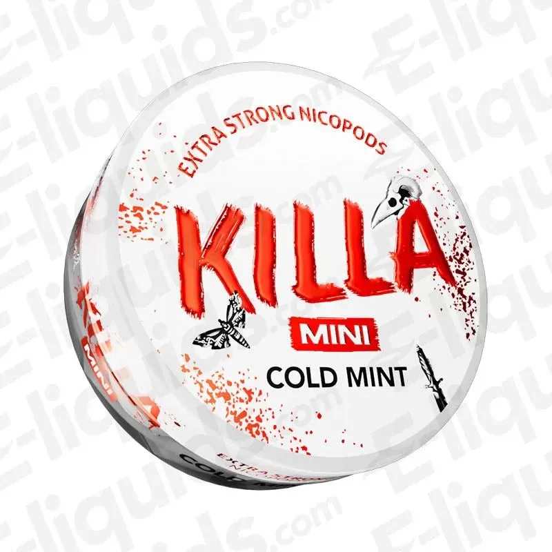 Mini Cold Mint Nicotine Pouches by Killa