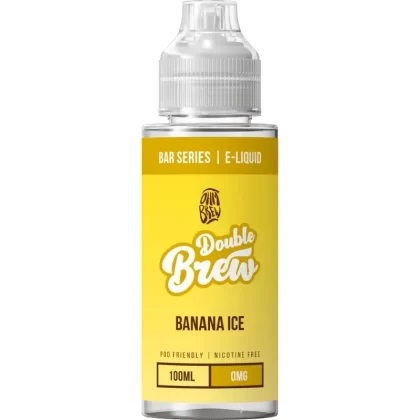 OHM BREW DOUBLE BREW BANANA ICE 100ML SHORTFILL E-LIQUID