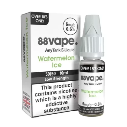 Watermelon Ice E-Liquid Anytank Series by 88vape (10ml) - 6mg
