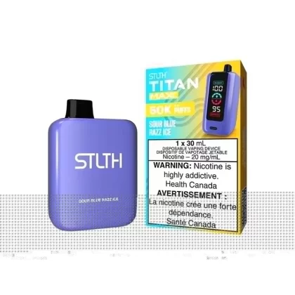 STLTH TITAN MAX DISPOSABLE – SOUR BLUE RAZZ ICE