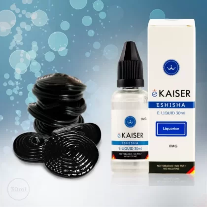 eKaiser E liquid 30ml 0mg Blue Range Liquorice | Cigee