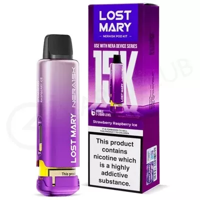 Strawberry Raspberry Ice Lost Mary Nera15K Refill Pack - Ecigpremium