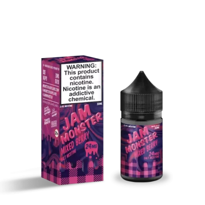 Jam Monster Salts Mixed Berry 30ml Nic Salt Vape Juice - Vape Product