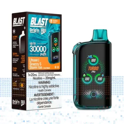 Drip’n by Envi x Fasta Blast 30K Disposable – Snazzy S Storm Ice