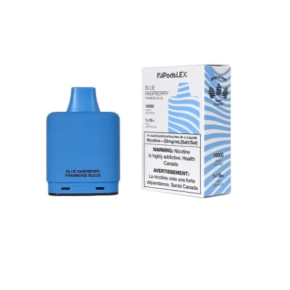 ZPODS LEX Pod System – 10K Puff Vape Pods – Blue Raspberry