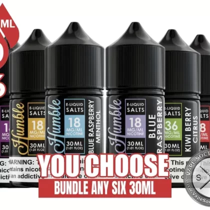 Humble Salt Bundle 6x30ml (180ml)