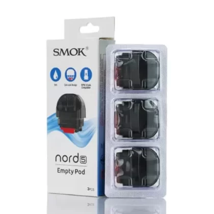 SMOK Nord 5 Empty Replacement Pods - Vape Store