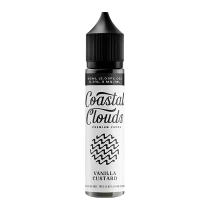 Vanilla Custard Coastal Clouds E-Juice - Site#VAP~Nicotine#3mg>6mg~Size#Single
