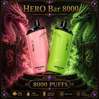 HERO Bar 8000 - Blueberry Cereal Donut Milk (BLK Series)