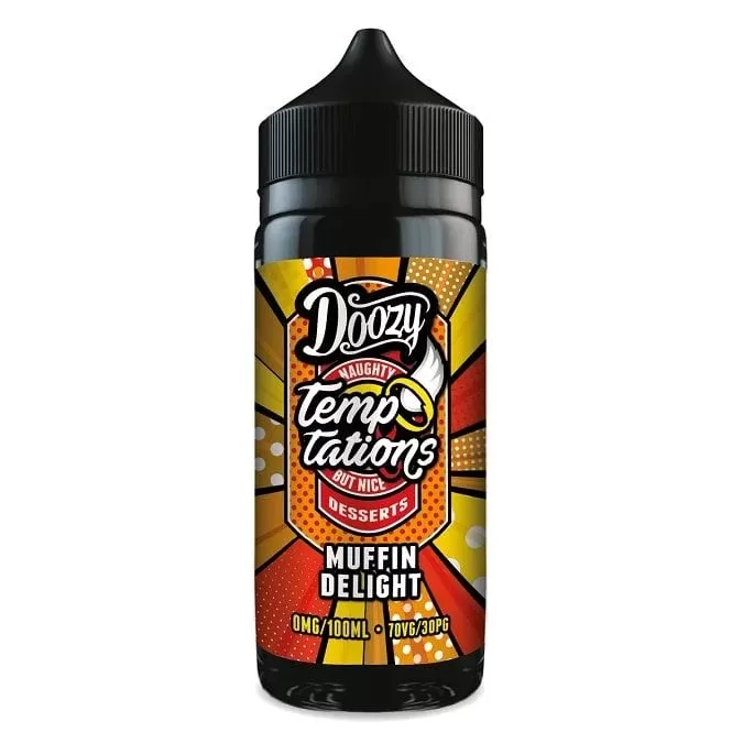 Doozy Temptations Muffin Delight E Liquid – Doozy Temptations (100ml Shortfill)