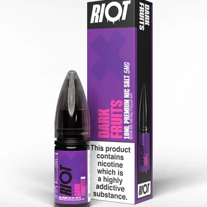 Dark Fruits Nic Salt E-Liquid - Riot X - 5mg - PG 50%