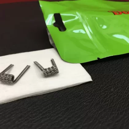Doc Cotton Staple Staggered Claptons – 2X 0.20 Ohm Coils - Diamond Mist
