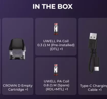 Uwell Crown D Pod Kit - Green - Skullvaping