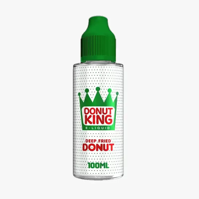 Donut King 100ml Shortfill E-Liquid - Cinnamon Apple, Deep Fried Donut - Image 3
