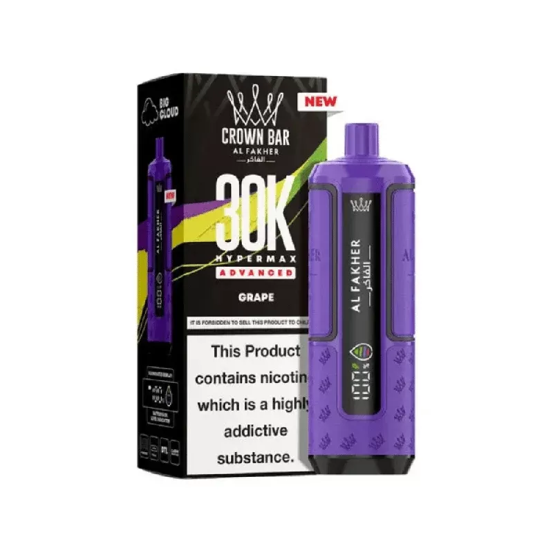Al Fakher 30K Hypermax Prefilled Pod Kit Grape - Strength#20mg